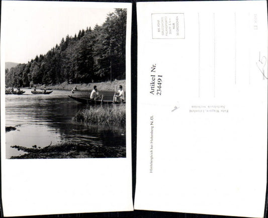 234491,Hintebergteich Teich b. Hohenberg Partie Ruderboote
