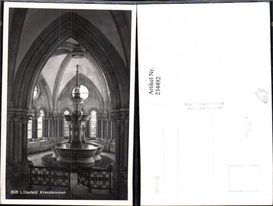 234492,Stift Lilienfeld Kreuzbrunnen Brunnen