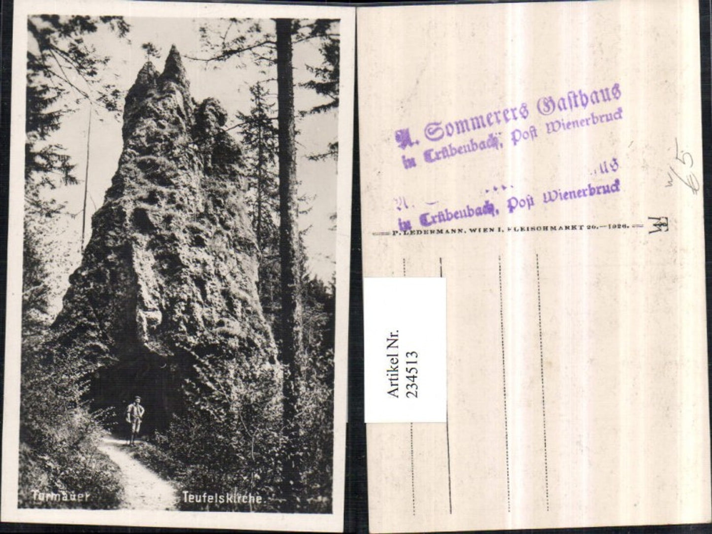 234513,Tormäuer Teufelskirche Felsen b. Gaming