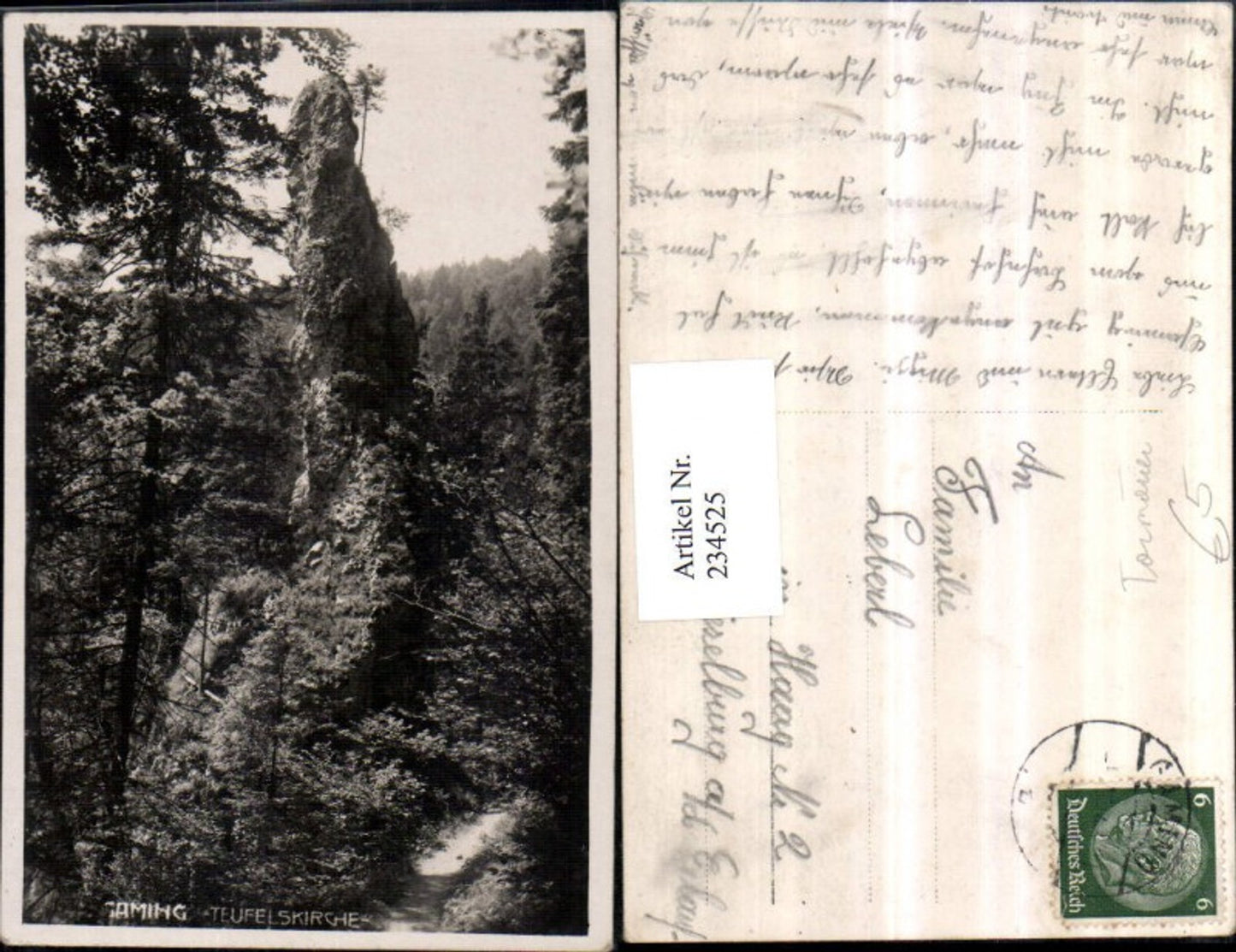 234525,Tormäuer Teufelskirche Felsen b. Gaming