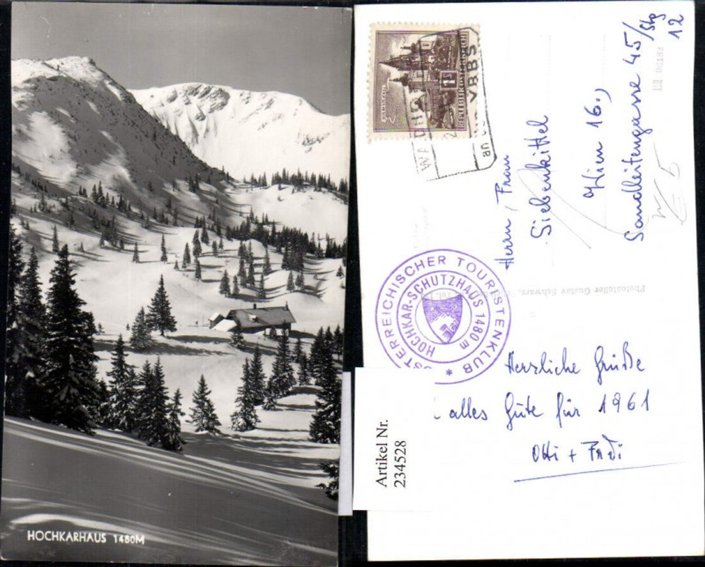 234528,Hochkarhaus Hochkar Winterbild b. Göstling an d. Ybbs