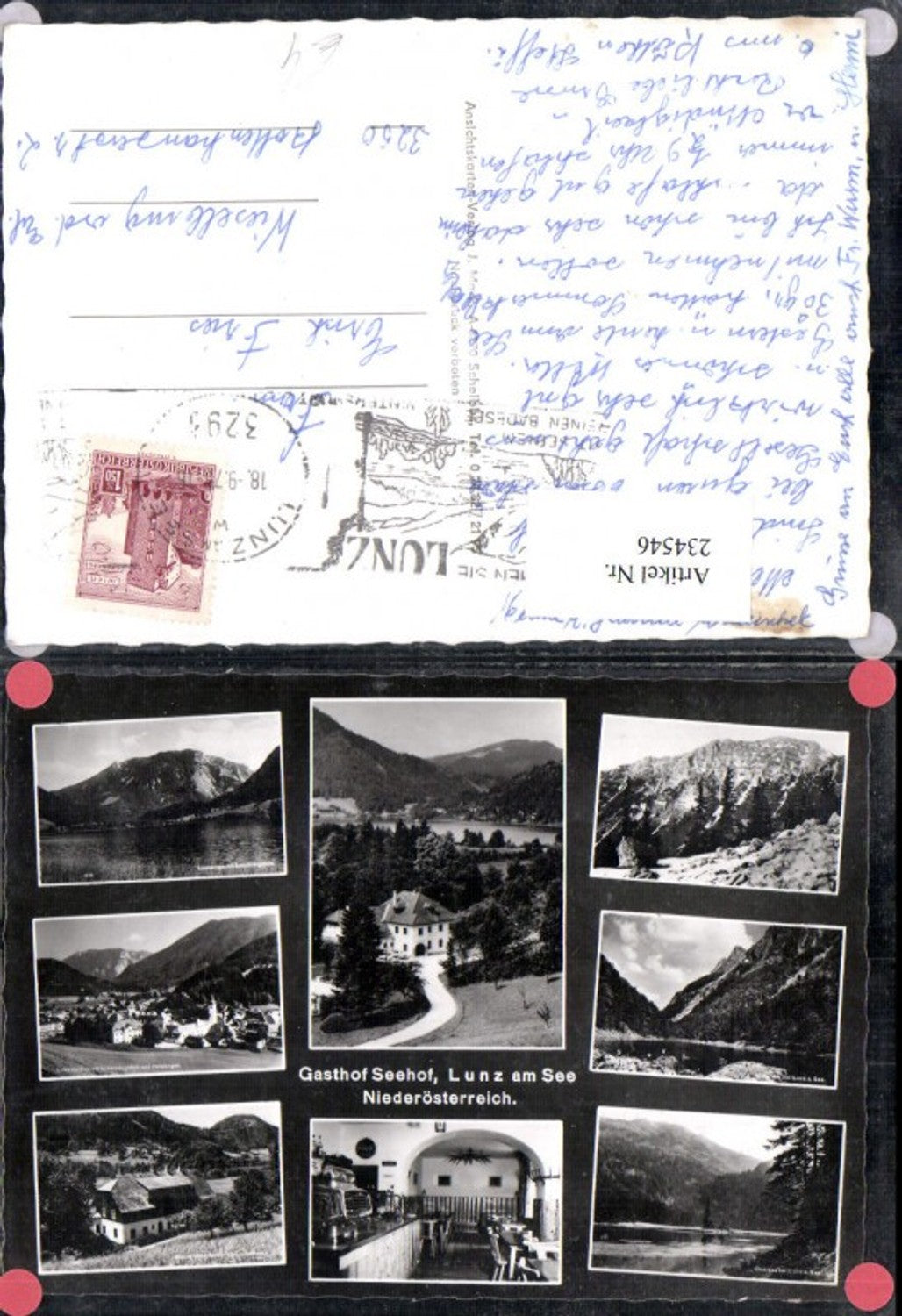 234546,Lunz am See Totale Gasthof Seehof Mehrbildkarte