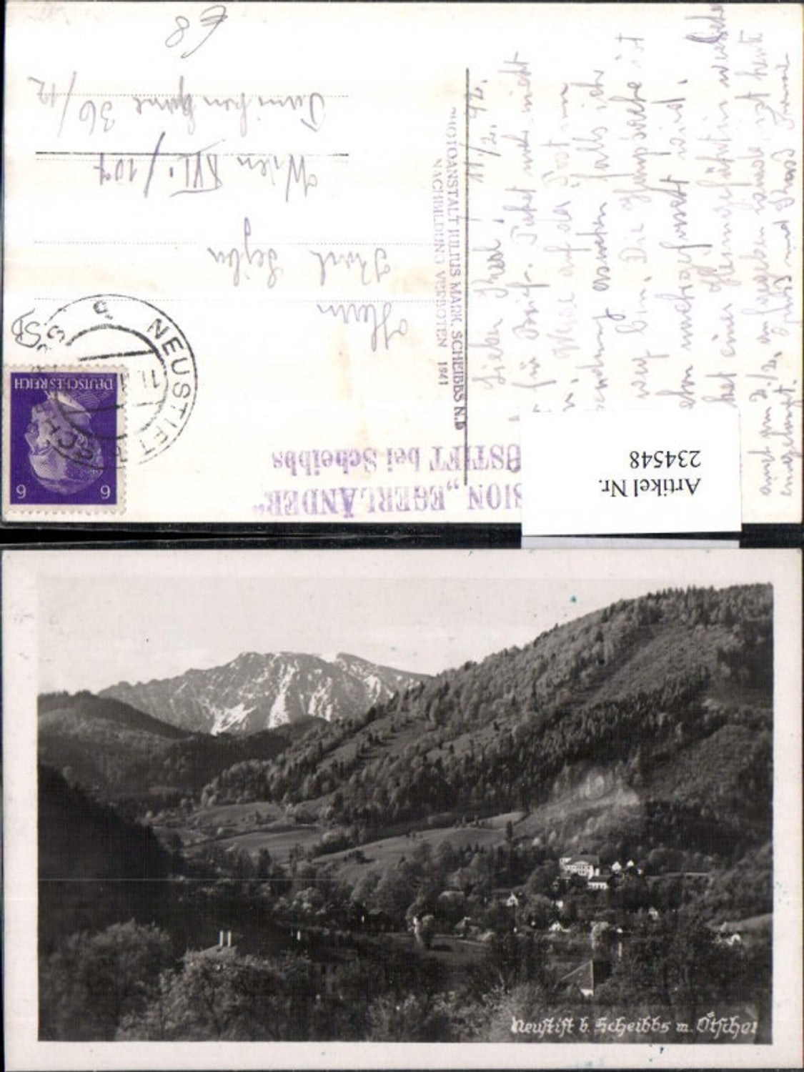 234548,Neustift b. Scheibbs m. Ötscher