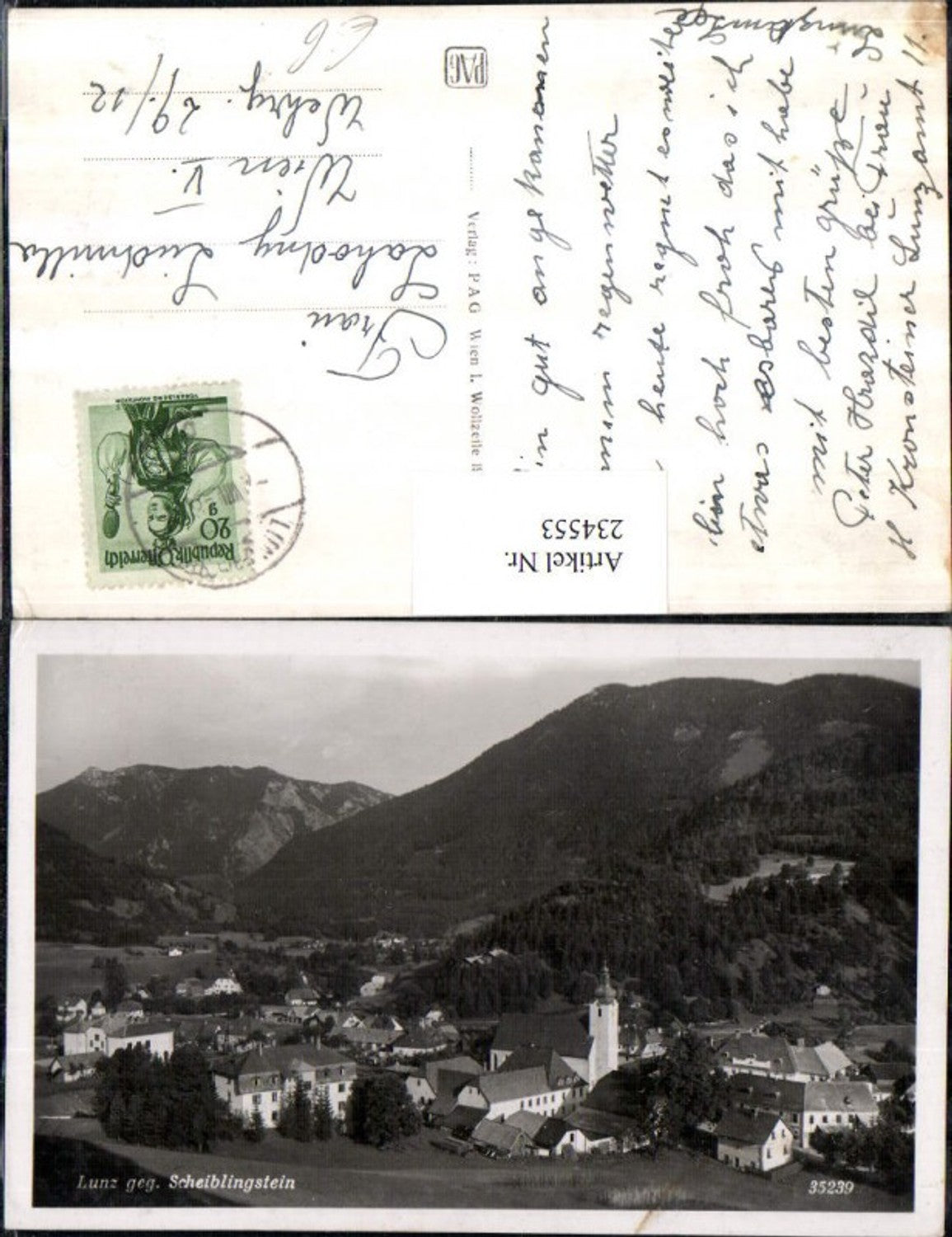 234553,Lunz Totale geg. Scheiblingstein