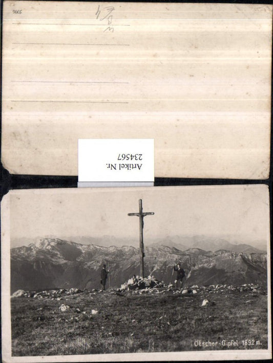 234567,Ötscher-Gipfel Gipfelkreuz b. Lackenhof