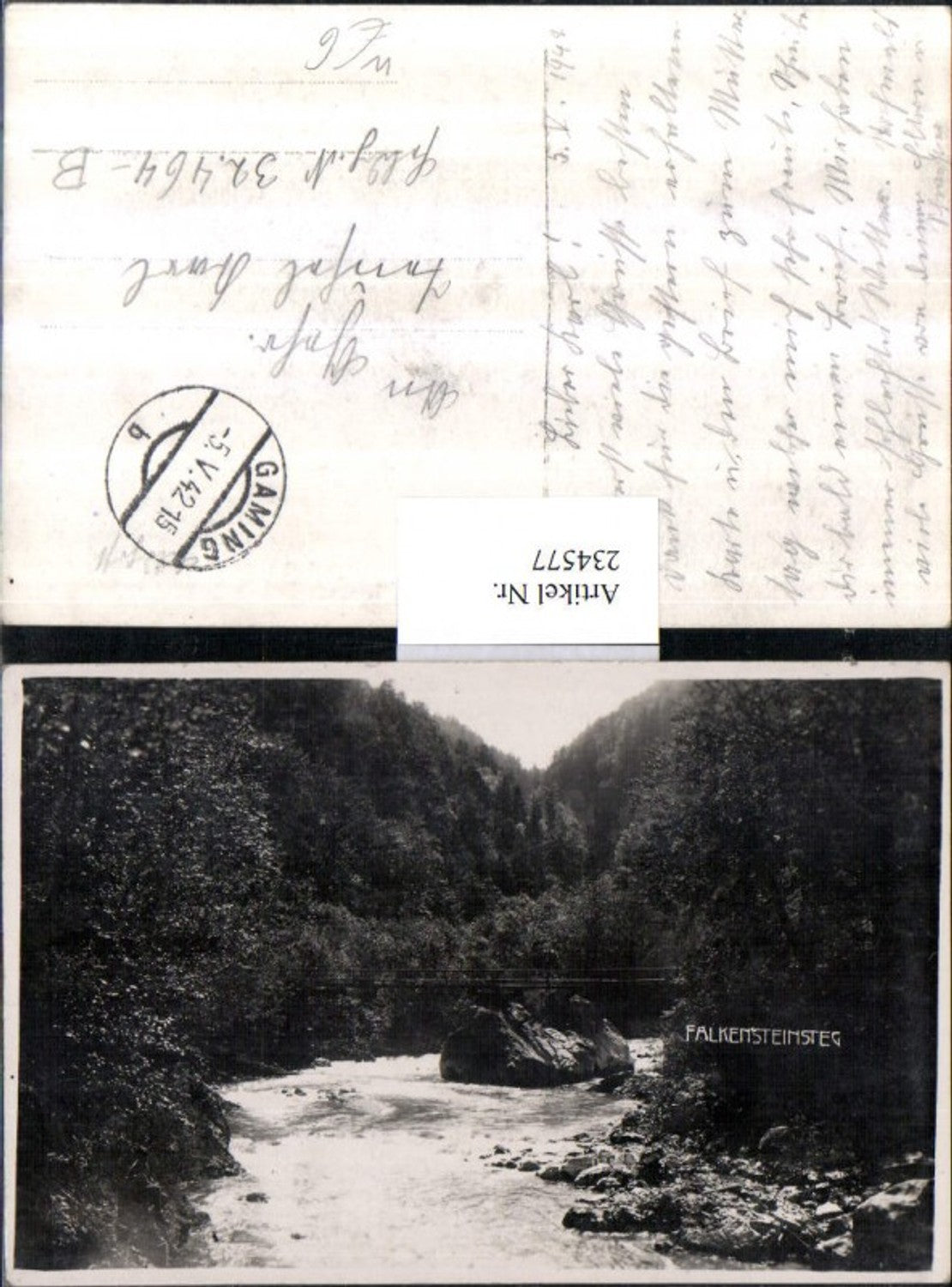 234577,Falkensteinsteg Partie b. Gaming