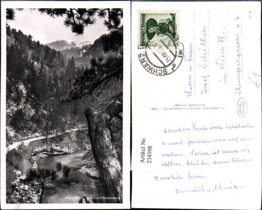 234598,Höllental m. Schneeberg Partie b. Puchberg