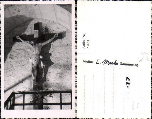 234611,Semmering Kreuz Jesus pub Atelier E. Marko
