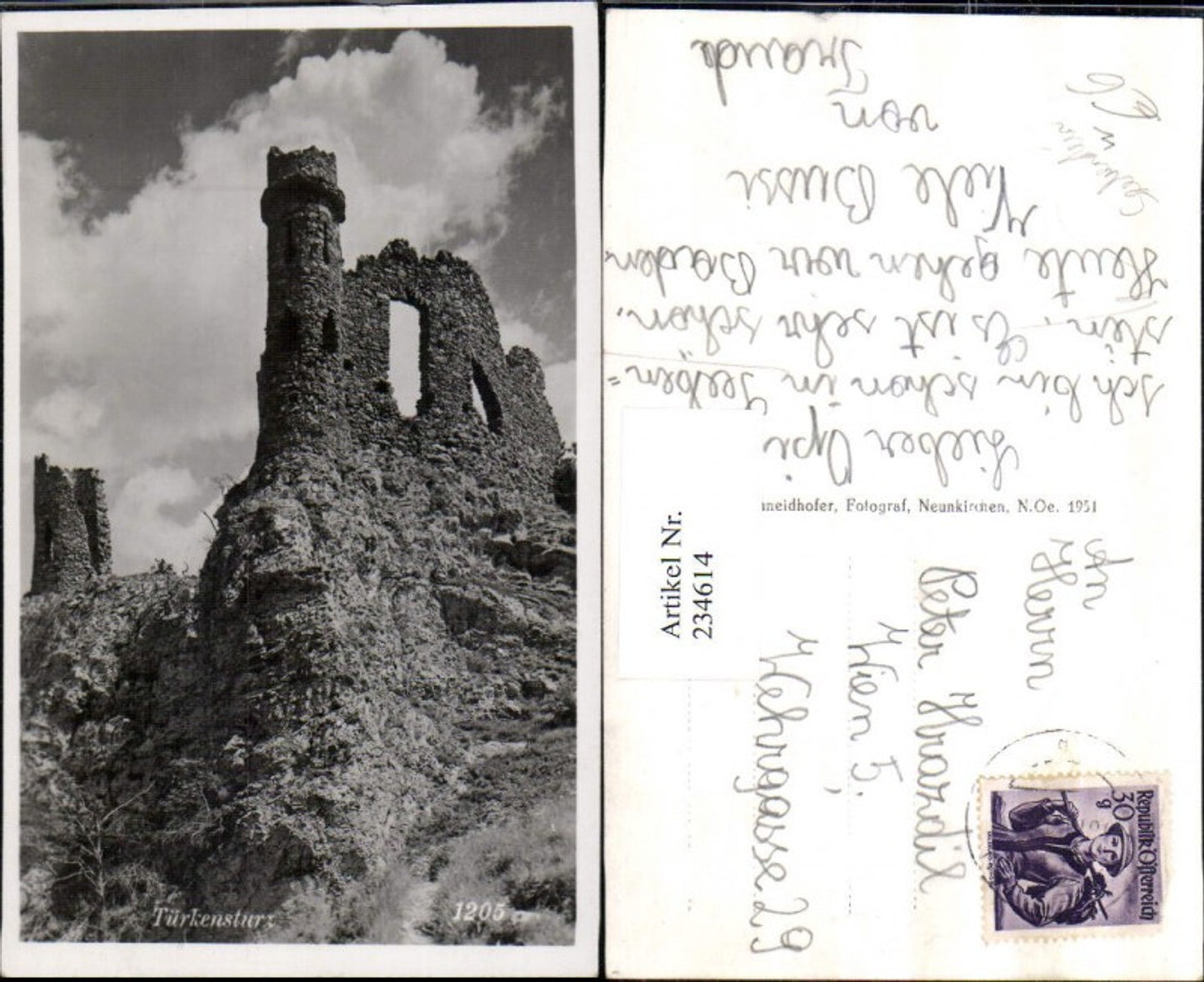 234614,Türkensturz Ruine b. Seebenstein