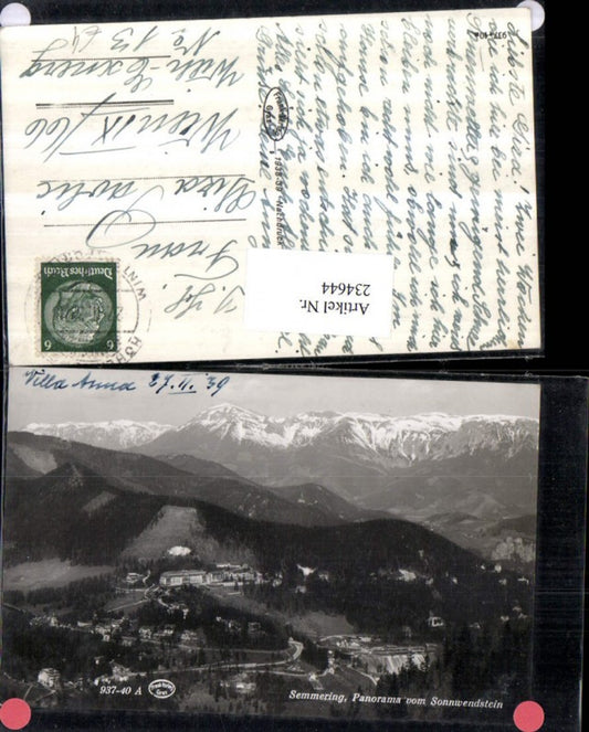234644,Semmering Totale Panorama v. Sonnwendstein