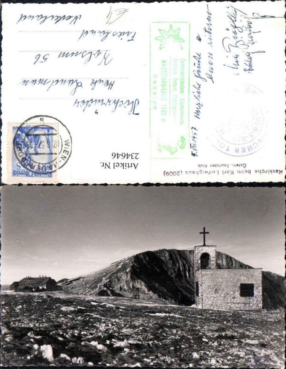 234646,Raxkirche b. Karl Ludwighaus b. Reichenau