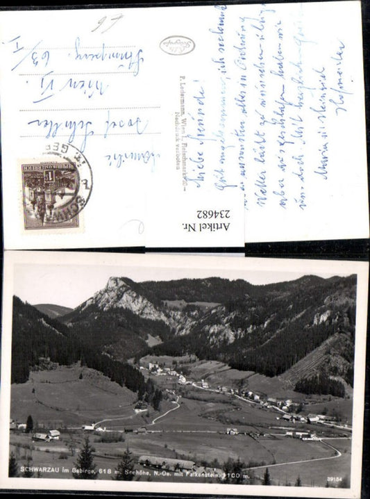 234682,Schwarzau im Gebirge Totale m. Falkenstein