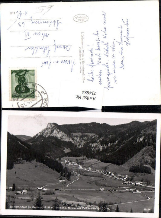 234684,Schwarzau im Gebirge Totale m. Falkenstein