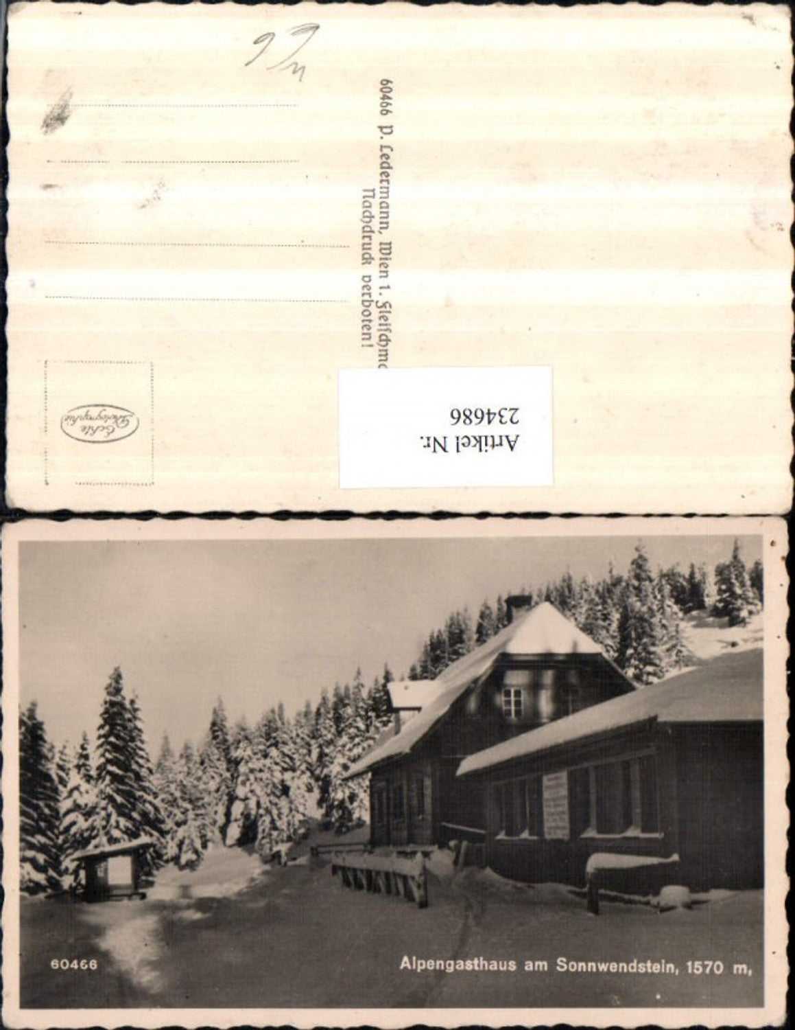 234686,Alpengasthaus am Sonnwendstein b. Maria Schutz Winterbild