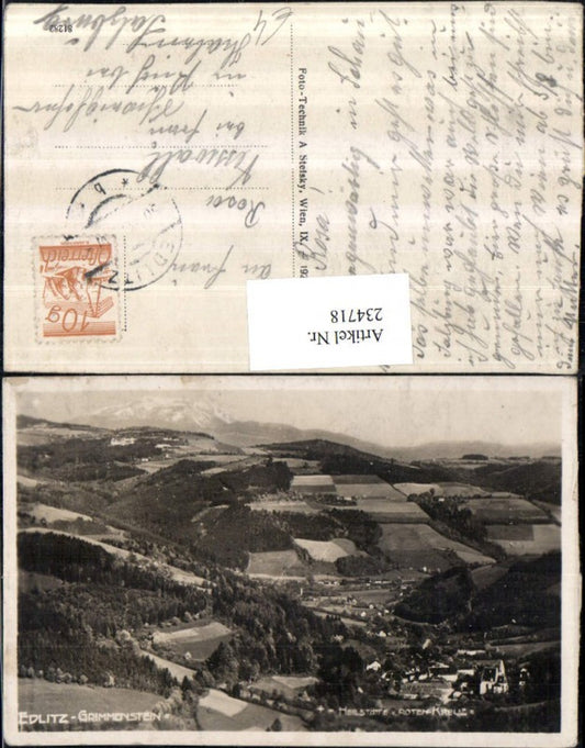 234718,Edlitz Grimmenstein Totale Heilstätte v. Rotzen Kreuz