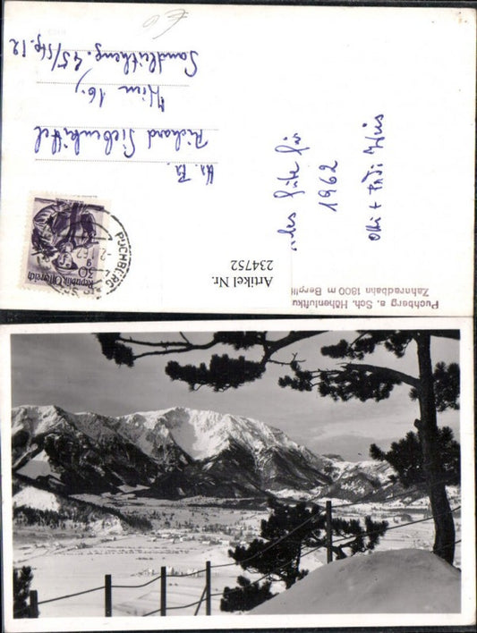 234752,Puchberg am Schneeberg Totale Partie Winterbild