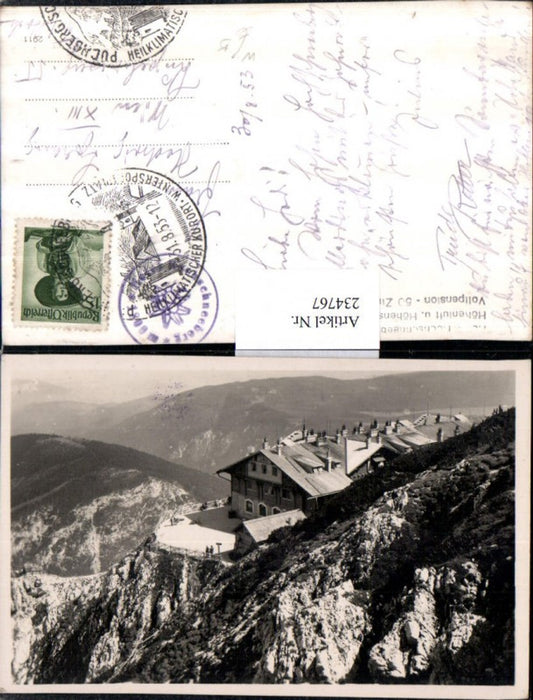 234767,Hochschneeberg Hotel b. Puchberg