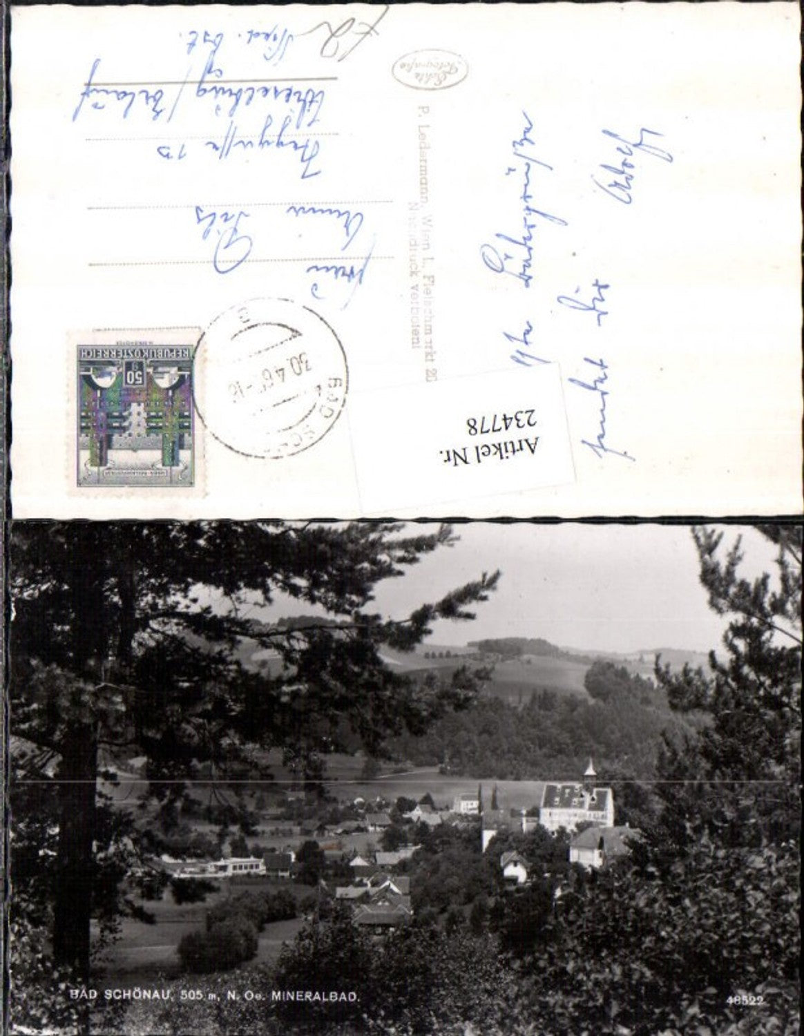 Alte Ansichtskarte – Old Postcard