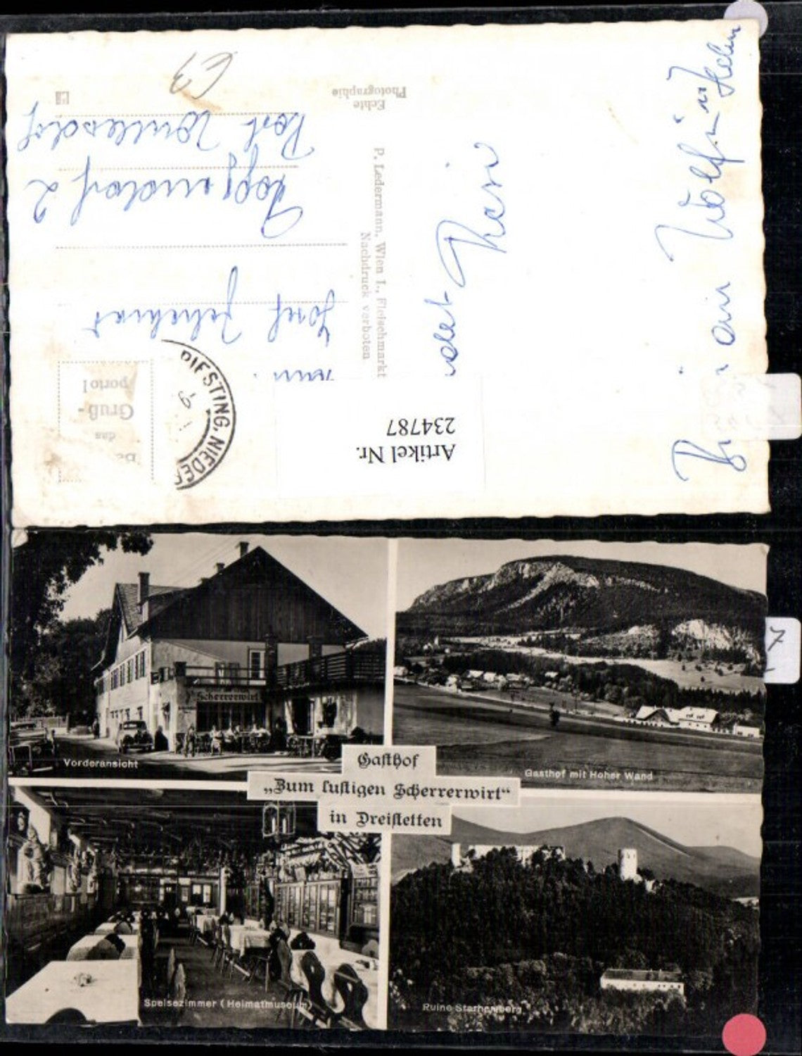 Alte Ansichtskarte – Old Postcard