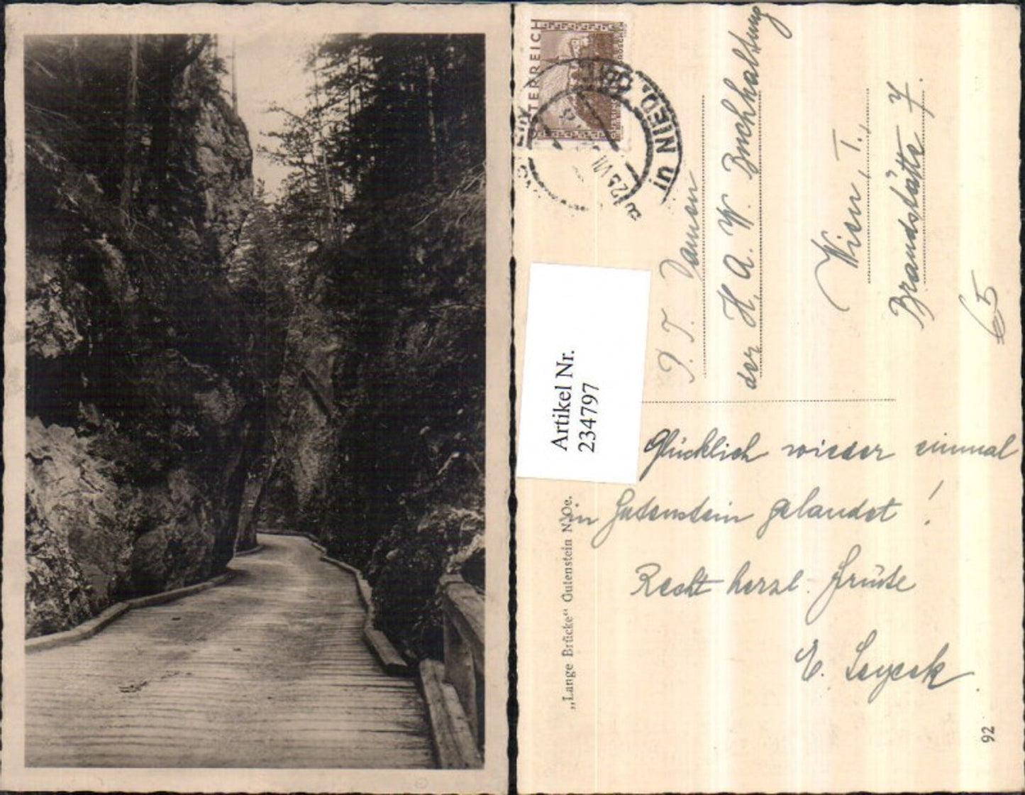 Alte Ansichtskarte – Old Postcard