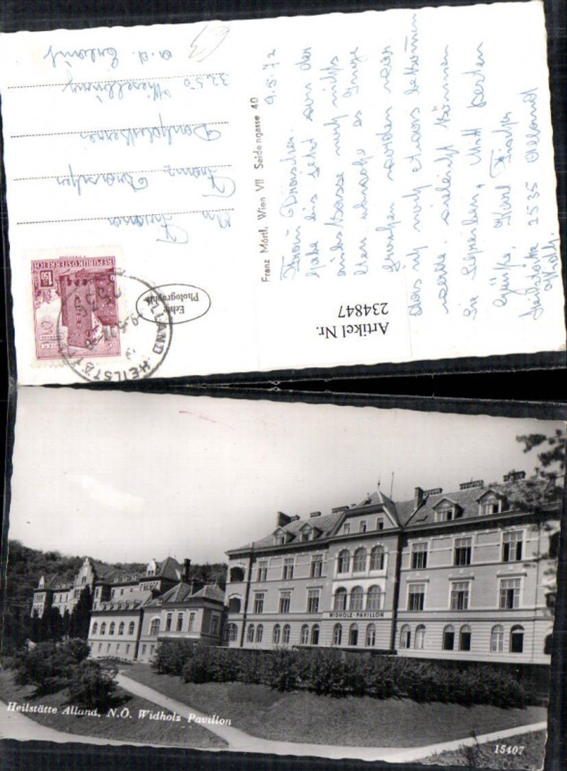 234847,Heilstätte Alland Widholz Pavillon