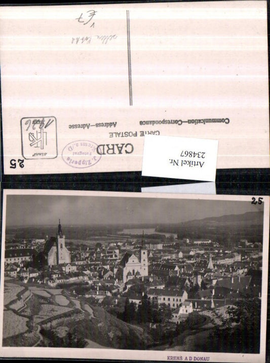 234867,Seltene Foto AK Krems an d. Donau Totale