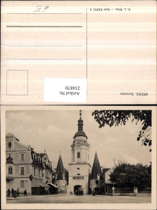 234870,Krems an d. Donau Steinertor Straßenansicht