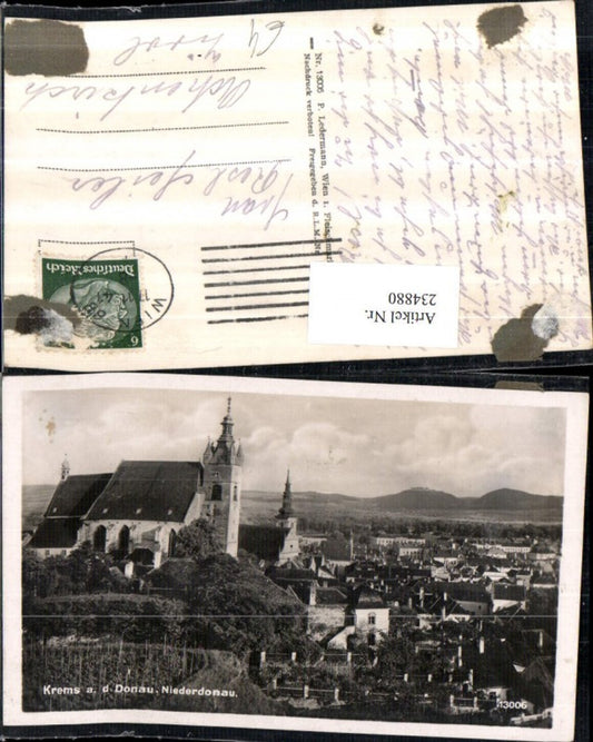 234880,Krems an d. Donau Teilansicht Kirche