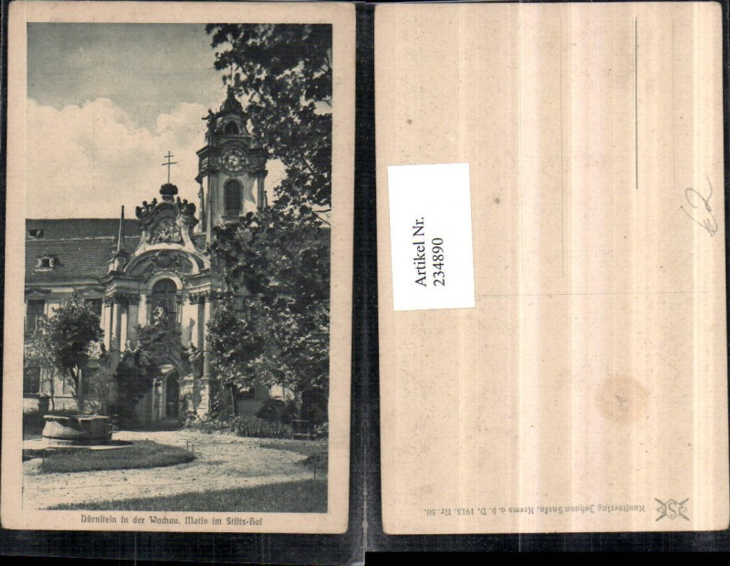 234890,Dürnstein in d. Wachau Motiv im Stift-Hof