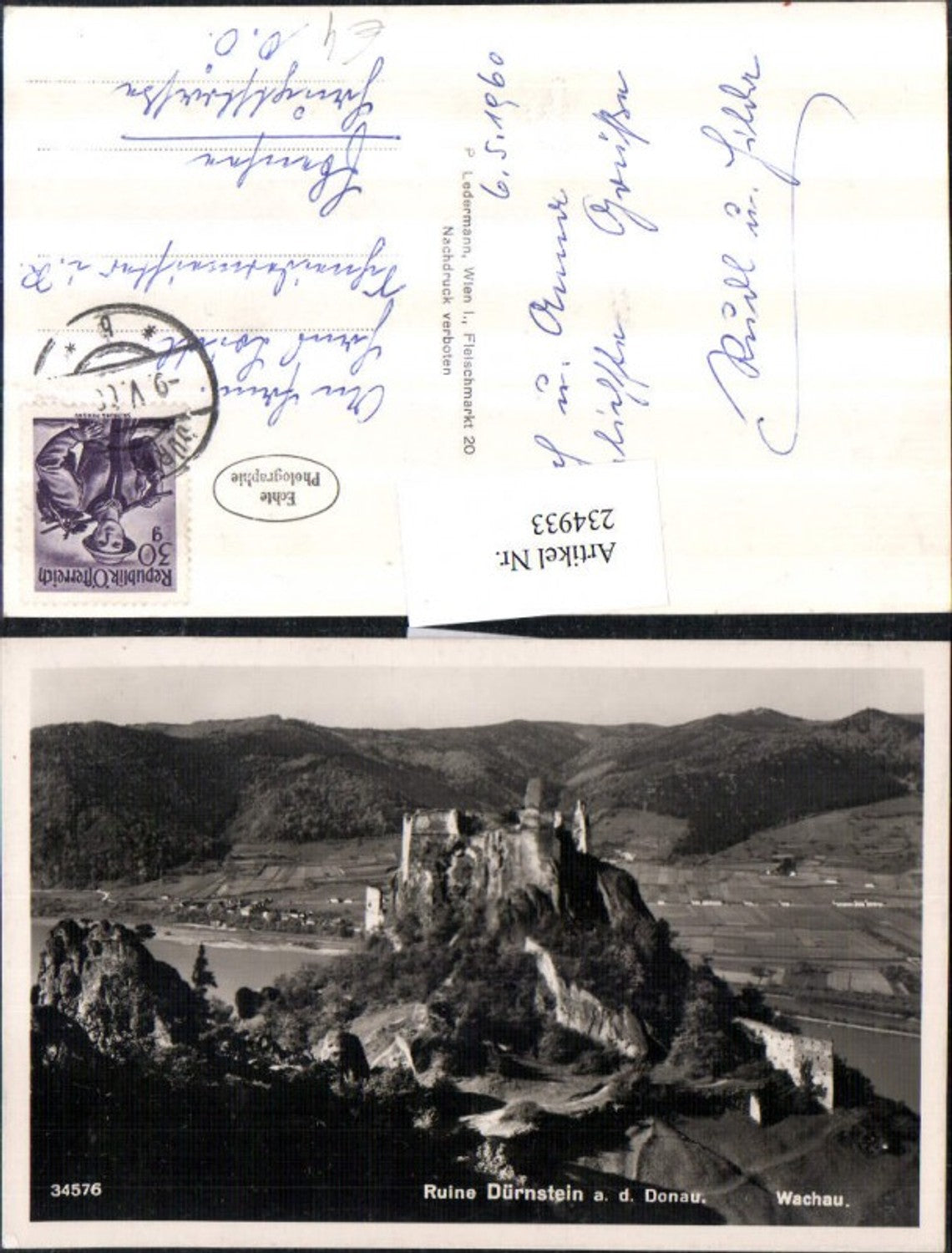 234933,Wachau Ruine Dürnstein an d. Donau