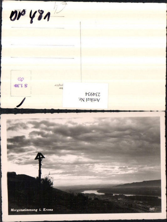 234934,Morgenstimmung in Krems Kreuz