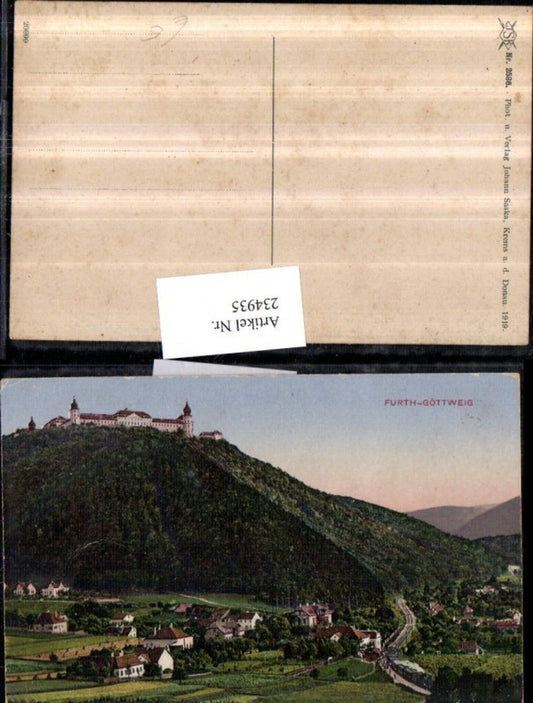 234935,Furth Teilansicht m. Stift Göttweig