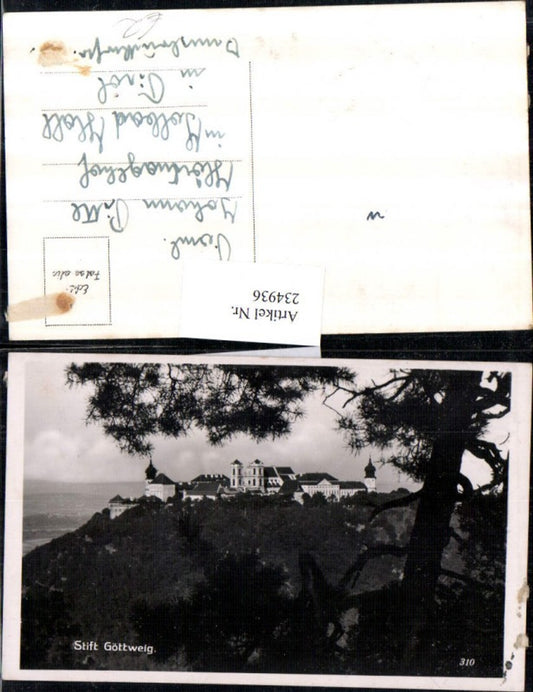 234936,Stift Göttweig b. Furth