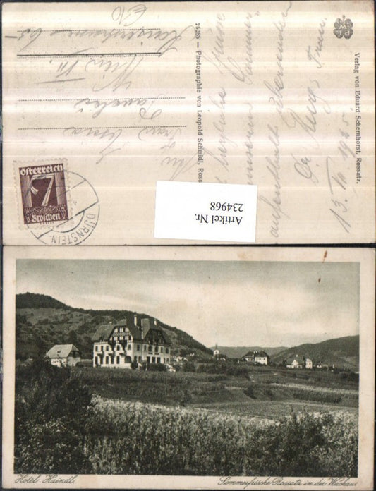 234968,Rossatz in d. Wachau Hotel Haindl