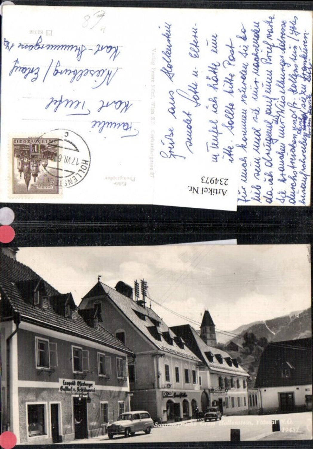 234973,Groß Hollenstein im Ybbstal Gasthof u. Fleischhauerei