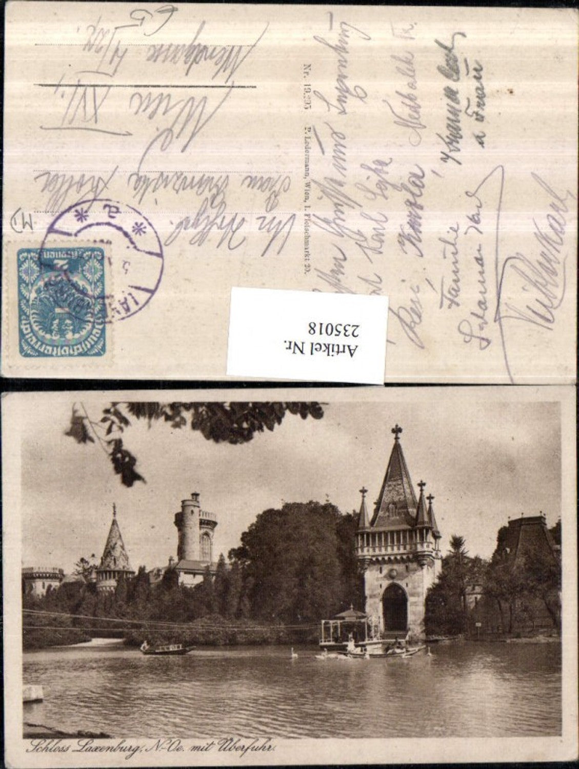 235018,Schloss Laxenburg m. Überfuhr