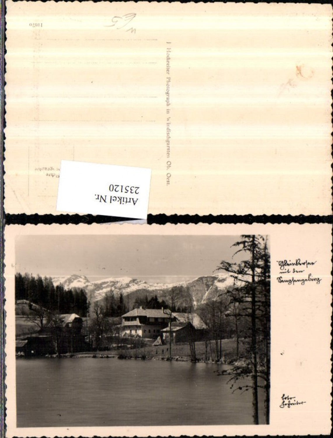 235120,Gleinkersee See b. Windischgarsten m. Gebirge