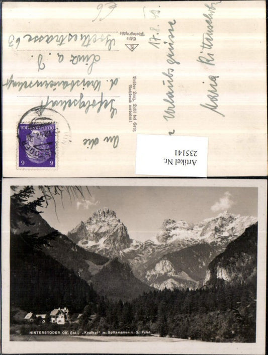 235141,Hinterstoder Koglhof m. Spitzmauer u. Großer Priel