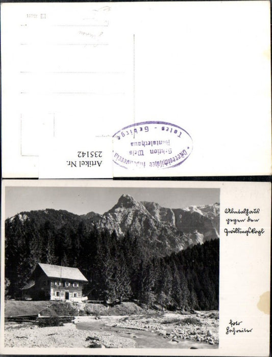 235142,Almtalhaus gegen den Zwillingskogl b. Grünau