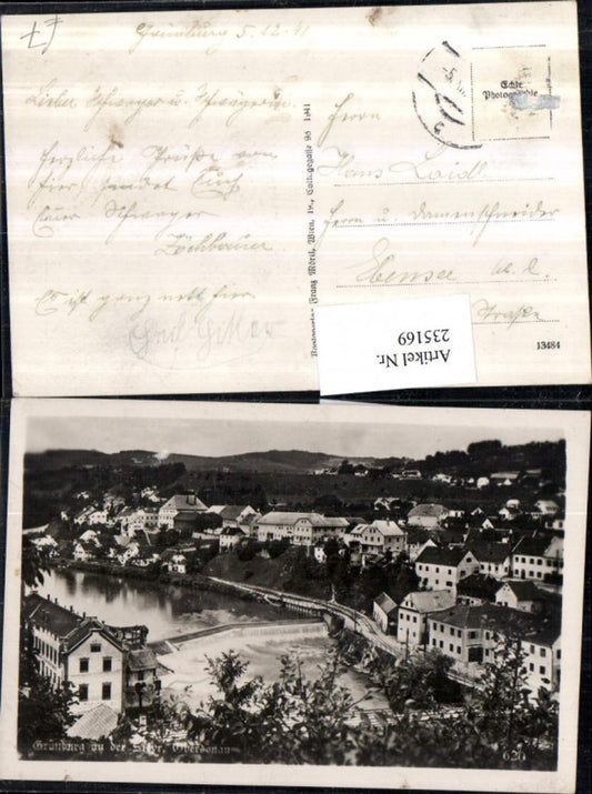 235169,Grünburg an d. Steyr Teilansicht Wehr