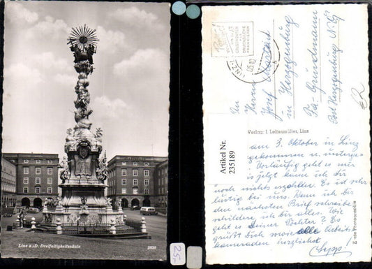 235189,Linz an d. Donau Dreifaltigkeitssäule Pestsäule