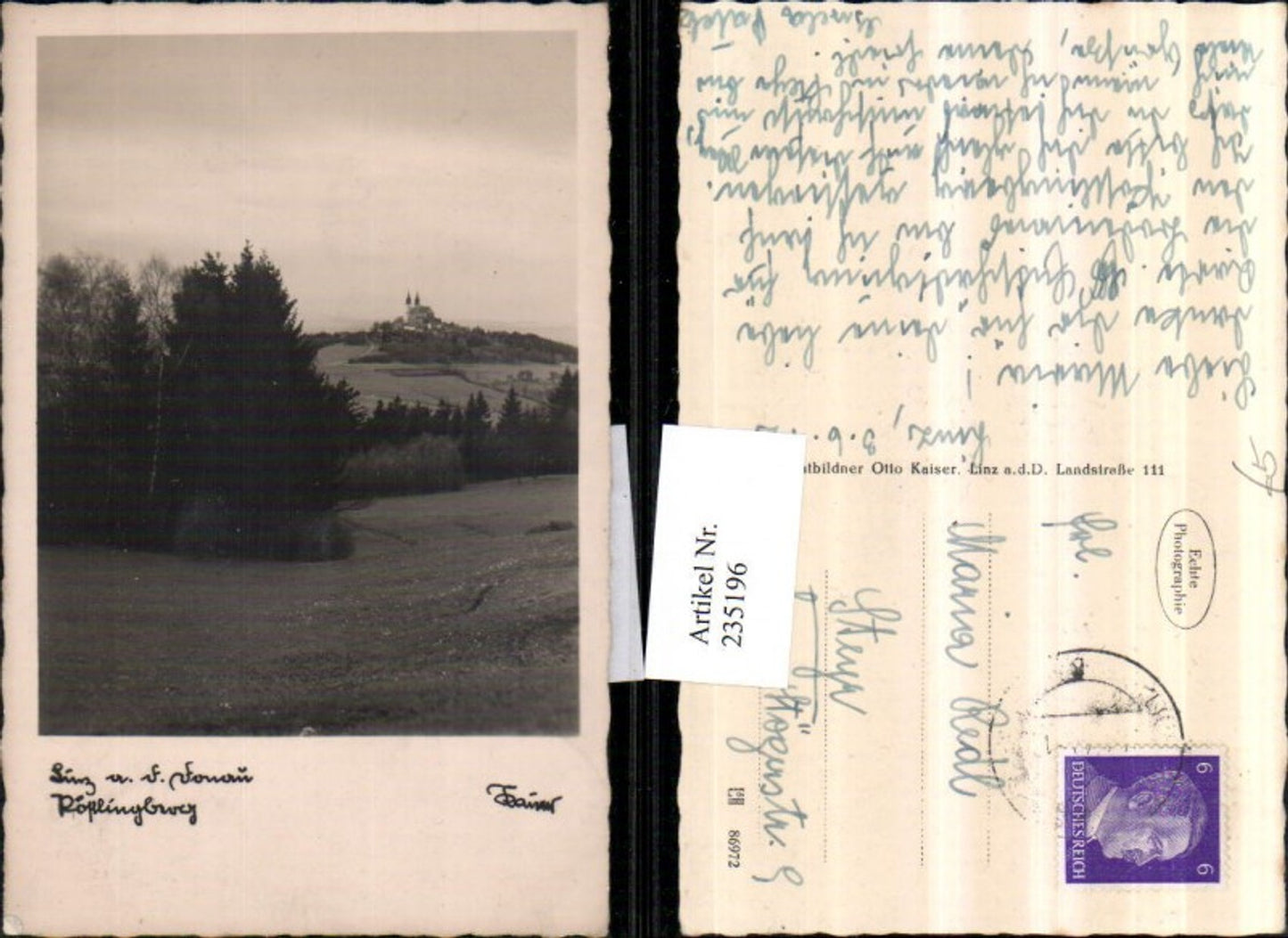 235196,Linz an d. Donau Pöstlingberg Ansicht pub Otto Kaiser