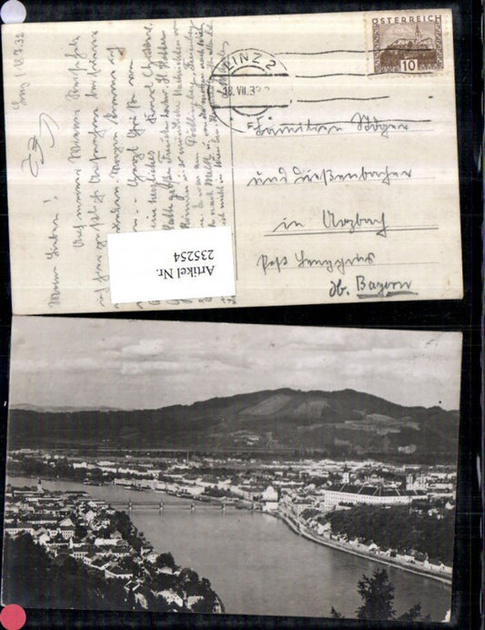 235253,Linz an d. Donau Teilansicht m. Maria-Empfängnis-Dom