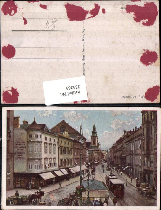 235265,Linz an d. Donau Landstraße Straßenbahn Geschäfte pub Hans Hausner 7007/19