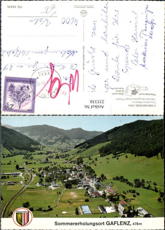 235330,Gaflenz Totale pub Alpine Luftbild 59639