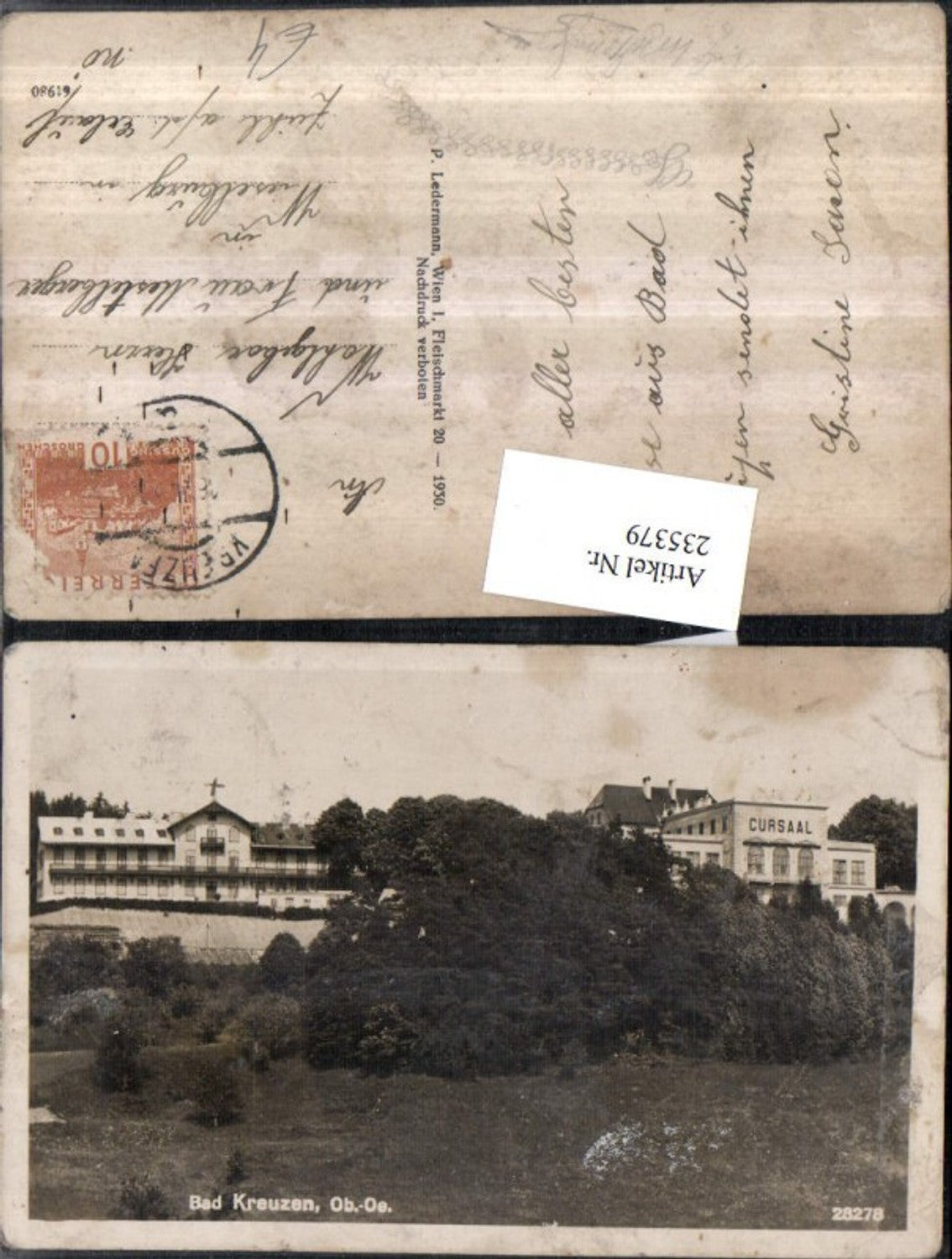 235379,Bad Kreuzen Kursaal Kuranstalt