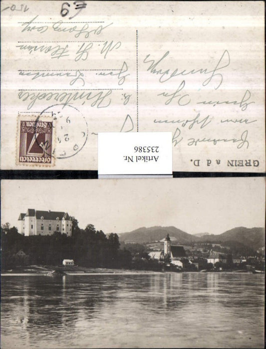 235386,Grein an d. Donau Teilansicht Burg Schloss