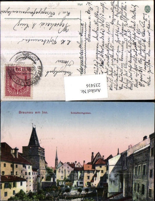 235416,Braunau am Inn Schleifmühlgraben Ansicht