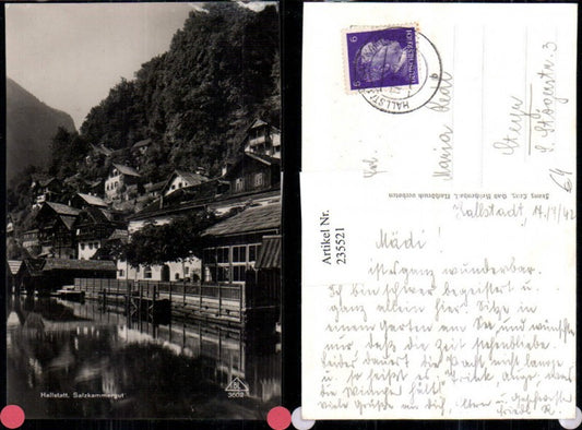 235521,Hallstatt im Salzkammergut Teilansicht