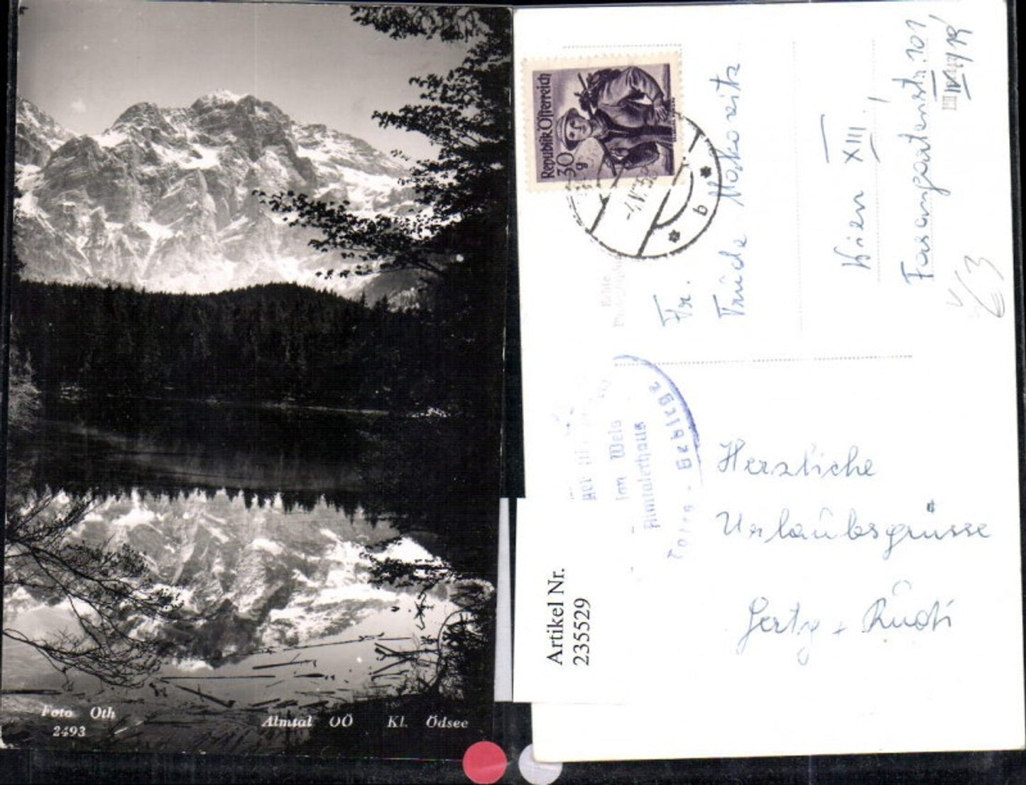 235529,Almtal b. Grünau Partie Kleiner Ödsee pub Foto Oth 2493
